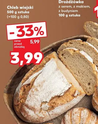 Chleb wiejski Kaufland promocja w Kaufland