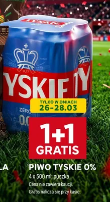 Piwo Tyskie 0% promocja w Stokrotka