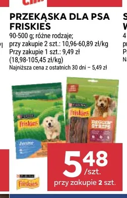 Przekąska dla psa Friskies promocja w Stokrotka
