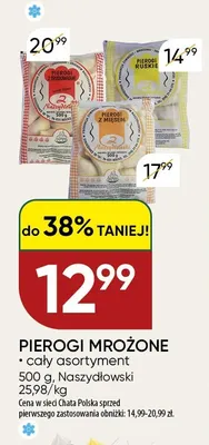 Pierogi mrożone Naszydłowski z truskawkami promocja w Chata Polska