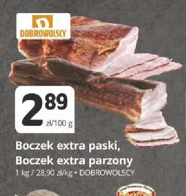 Boczek extra parzony Dobrowolscy promocja w Marketvita