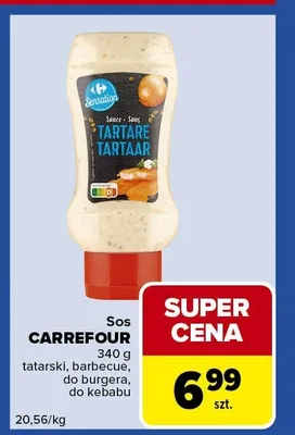 Sos do burgera CARREFOUR promocja w Carrefour Express