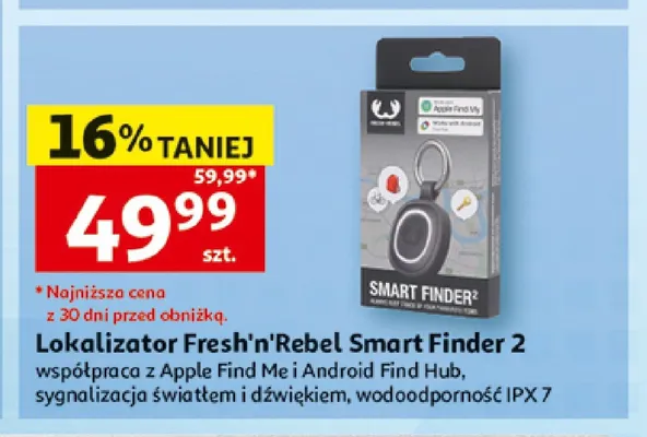 Lokalizator Fresh 'n Rebel Smart Finder 2 promocja w Auchan