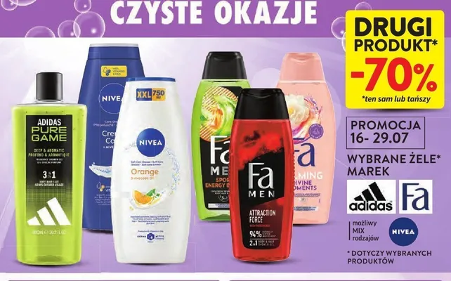 Żel pod prysznic Fa Men Energy Boost promocja w Intermarche