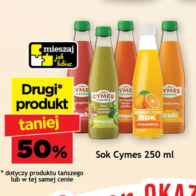 Sok Cymes pomarańcza promocja w Gram Market