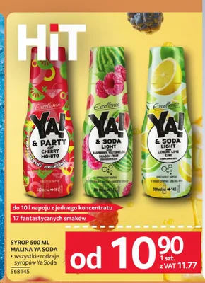 Syrop Ya Soda Malina promocja w Selgros