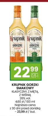 Krupnik Gorzki Smakowy z wiśnią promocja w Twój Market