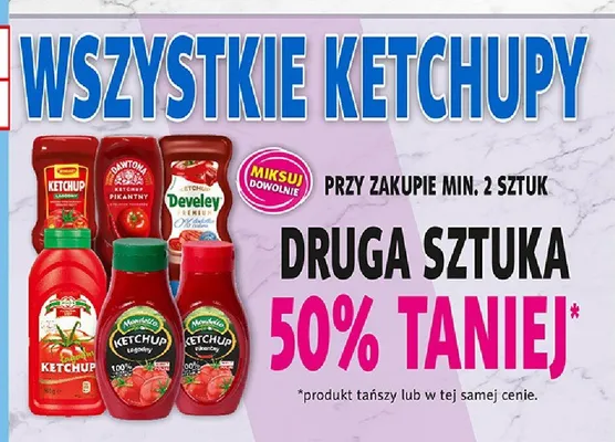 Ketchupy promocja w Prim Market
