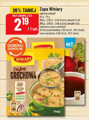 Zupa Grochowa Winiary promocja w POLOmarket