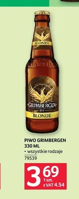 Piwo Grimbergen Blonde promocja w Selgros
