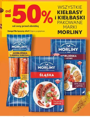 Kiełbasa Morlińska z piersią kurczaka Morliny promocja w Kaufland