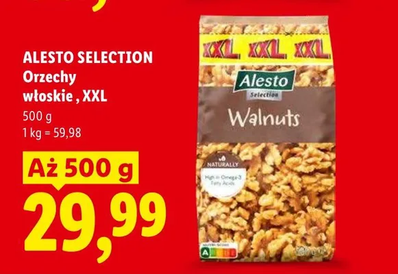 Orzechy włoskie Alesto Selection XXL promocja w Lidl