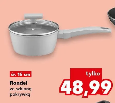 Rondel ze szklaną pokrywką promocja w Kaufland