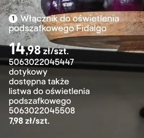 Listwa do oświetlenia podszafkowego GoodHome Fidalgo promocja w Castorama
