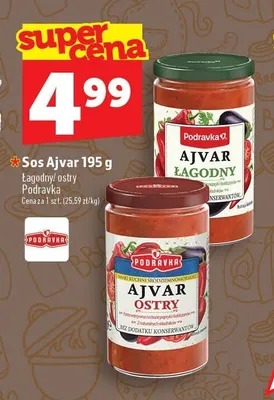 Sos Ajvar Łagodny Podravka promocja w TOPAZ