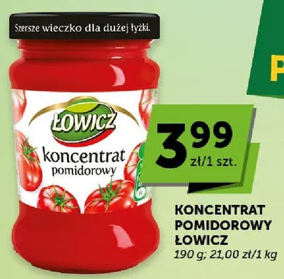 Koncentrat pomidorowy Łowicz promocja w Groszek