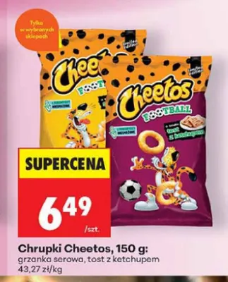 Chrupki Cheetos o smaku grzanki serowej promocja w Biedronka