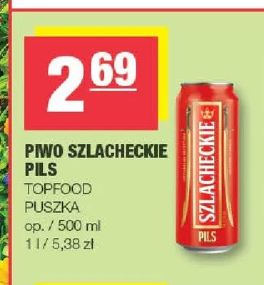 Piwo Szlacheckie Pils promocja w SPAR