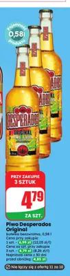 Piwo Desperados Original promocja w Dino