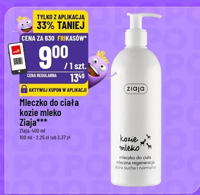 Mleczko do ciała kozie mleko promocja w POLOmarket