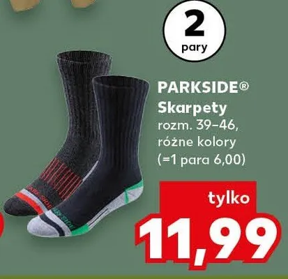 Skarpety różne kolory 2 pary promocja w Kaufland