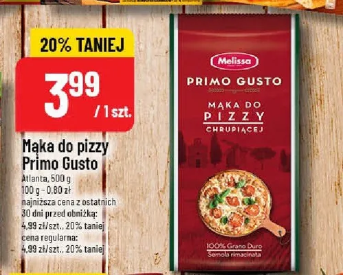 Mąka do pizzy Primo Gusto Melissa promocja w POLOmarket
