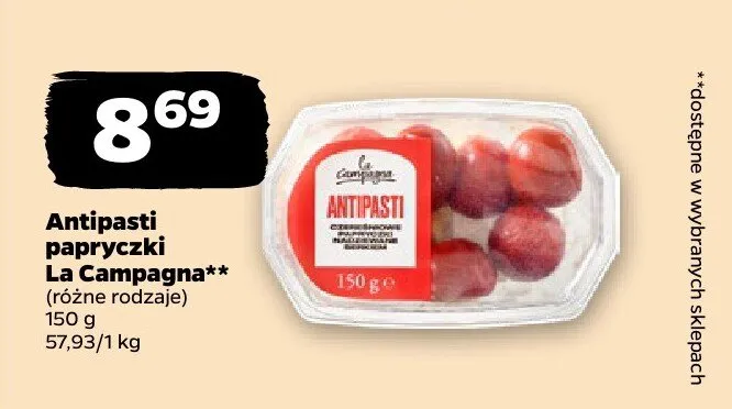 Antipasti papryczki La Campagna promocja w Netto