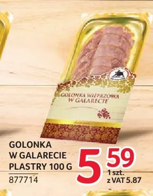 Golonka w galarecie plastry ZMB Białystok promocja w Selgros