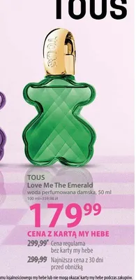 Woda perfumowana damska Love Me The Emerald promocja w Hebe