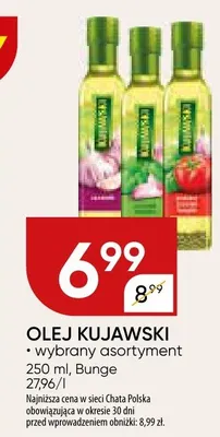 Olej kujawski wybrany asortyment promocja w Chata Polska
