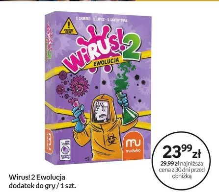 Gra karciana Wirus! 2 Ewolucja dodatek do gry promocja w Empik