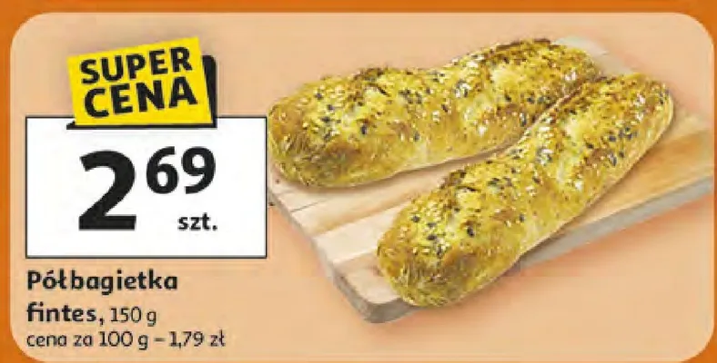 Półbagietka Fintes promocja w Auchan