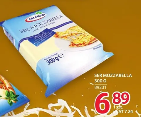 Ser Mozzarella Mlekpol 300g promocja w Selgros