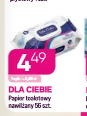 Papier toaletowy nawilżany Dla Ciebie promocja w Drogerie Koliber