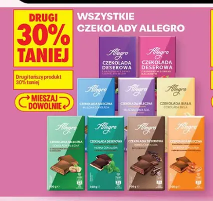 Czekolady Allegro promocja w Biedronka