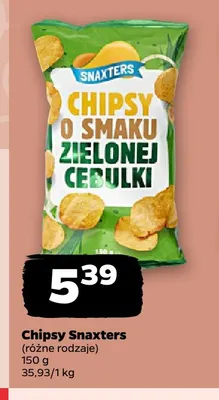 Chipsy Snaxters promocja w Netto