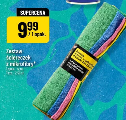 Zestaw ściereczek z mikrofibry promocja w POLOmarket