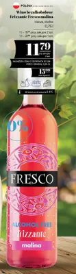 Wino bezalkoholowe Frizzante Fresco malina promocja w POLOmarket
