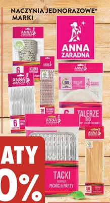 Naczynia jednorazowe Anna Zaradna promocja w Intermarche