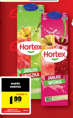 Napój jabłko wiśnia Hortex promocja w Gram Market