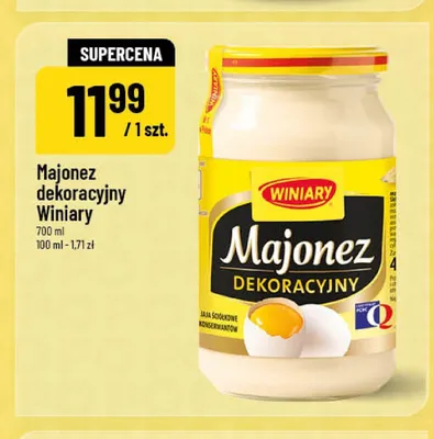 Majonez dekoracyjny Winiary promocja w POLOmarket