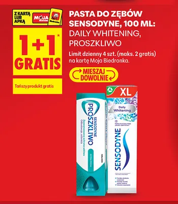Pasta do zębów Sensodyne Proszkliwo promocja w Biedronka