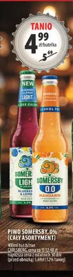 Piwo Somersby Light Blueberry & Lemon promocja w Arhelan