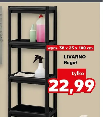 Regał Livarno 38x23x100 cm promocja w Kaufland