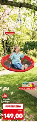 Huśtawka gniazdo Kidland wys. 110cm promocja w Kaufland