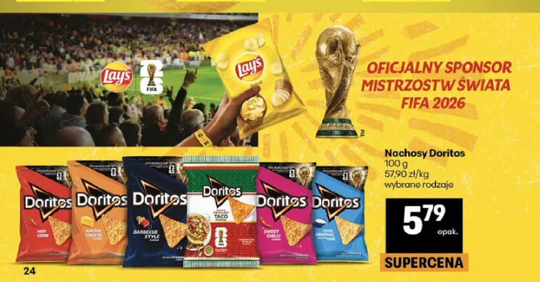 Nachosy Doritos Taco promocja w Delikatesy Centrum