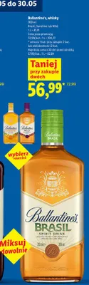 Whisky Ballantine's Brasil promocja w Lidl