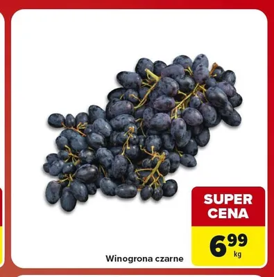 Winogrona czarne promocja w Carrefour Market