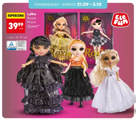 Lalka Roxie Prom Queen Elefun promocja w Biedronka
