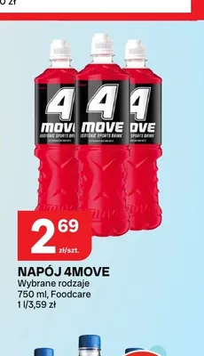 Napój izotoniczny 4Move pomarańczowy promocja w Chorten